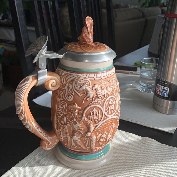 Buffalo Bill Cody Wild West Show Beer Stein. - Picture 6 of 9